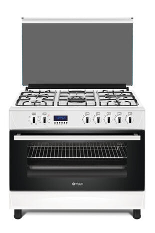 Wiggo WO-E909R(XX) Serie 9 - Gasfornuis - Rvs