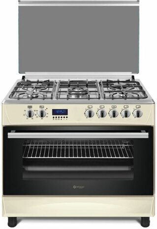 Wiggo WO-E909R(XX) Serie 9 - Gasfornuis - Rvs