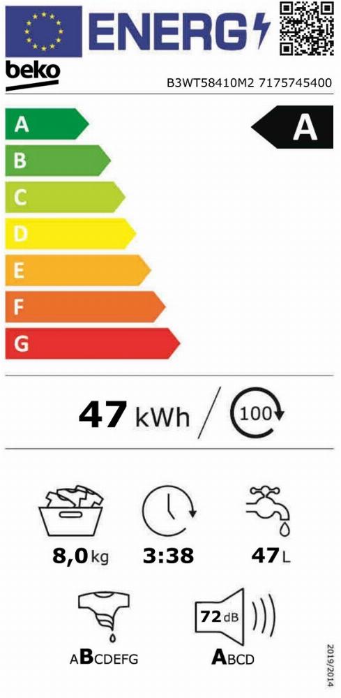 Beko B3WT58410M2 B3WT58410M2 SELECTIVE